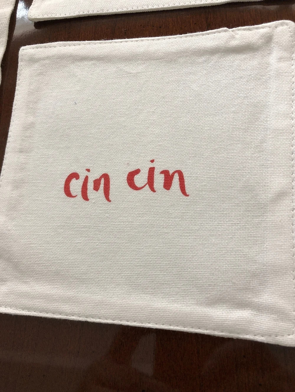 Set/4 Kate Spade Cocktail Napkins Small Talk 6